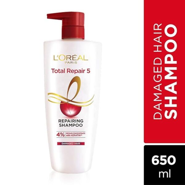 L'Oreal Paris Hair Expertise Total Repair 5 Shampoo, 640ml