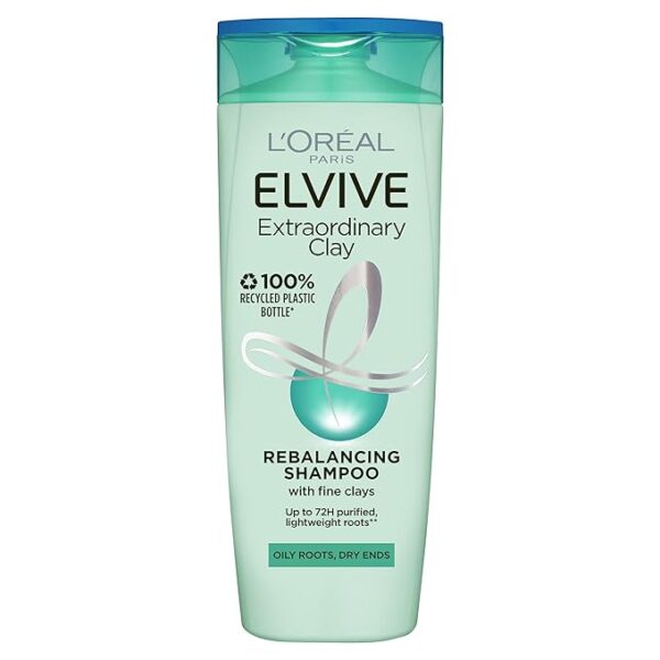 L'Oreal Paris Elvive Extraordinary Clay Re-Balancing Shampoo 400ml