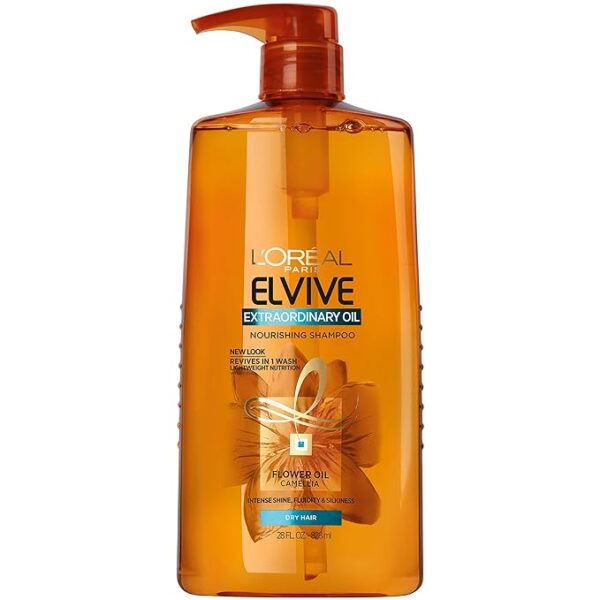 L'Oreal Paris Elvive Extraordinary Oil Nourishing Shampoo, for Dry or Dull Hair