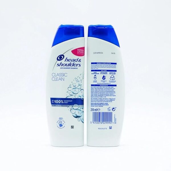 Head & Shoulders Anti-Dandruff Classic Clean Shampoo x 250ml - Image 7