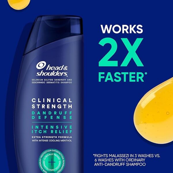 Head & Shoulders Clinical Strength Dandruff Shampoo 2 Pack - Image 4