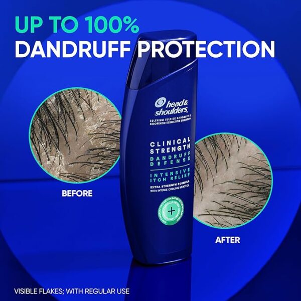 Head & Shoulders Clinical Strength Dandruff Shampoo 2 Pack - Image 3