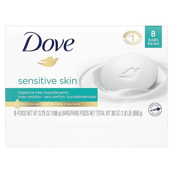 Dove Beauty Bar More Moisturizing Than Bar Soap for Softer Skin, - Image 2